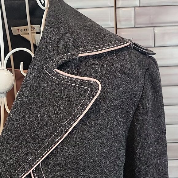 Jendo blazer retro feel with contrast stitching Size 6 - Picture 4 of 12